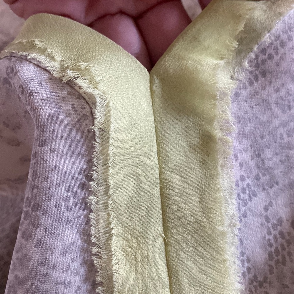 ❌SOLD❌Rebecca Taylor 100% Silk Sleeveless Flowy Dress🤍⭐️🤍 - Picture 5 of 15